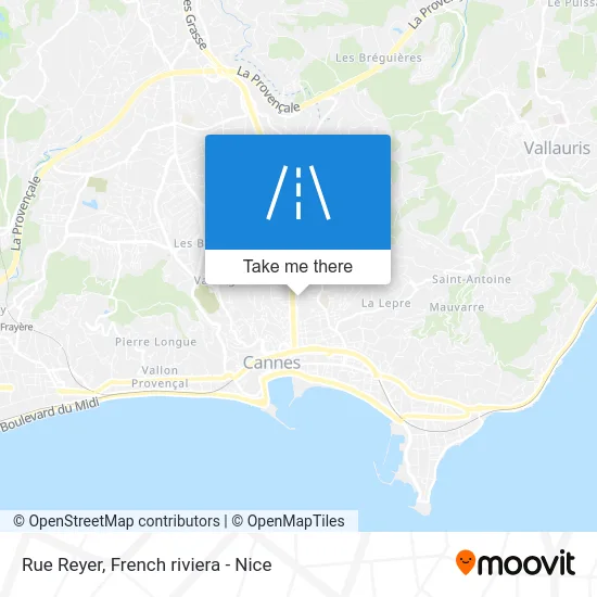 Rue Reyer map