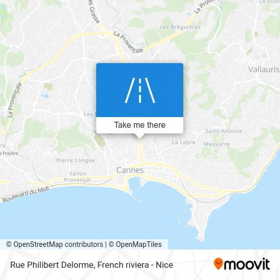 Rue Philibert Delorme map