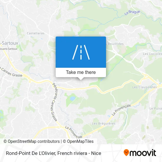 Rond-Point De L'Olivier map