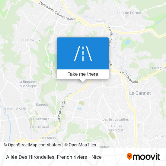 Allée Des Hirondelles map