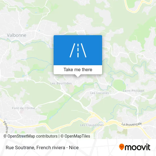 Rue Soutrane map