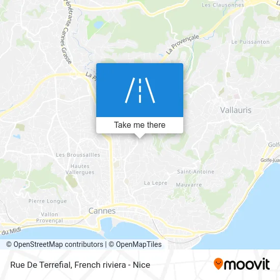 Rue De Terrefial map