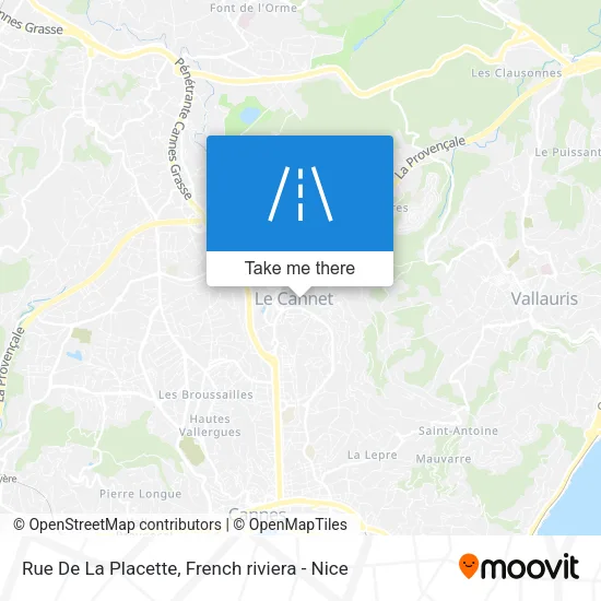 Rue De La Placette map