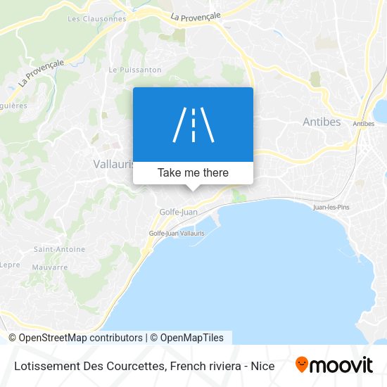 Lotissement Des Courcettes map
