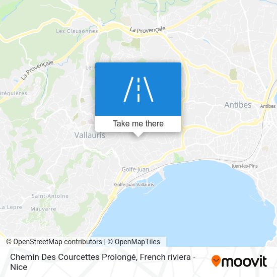 Chemin Des Courcettes Prolongé map