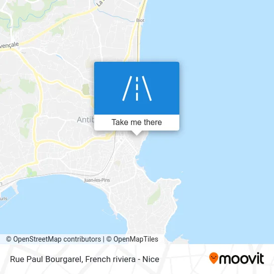 Rue Paul Bourgarel map