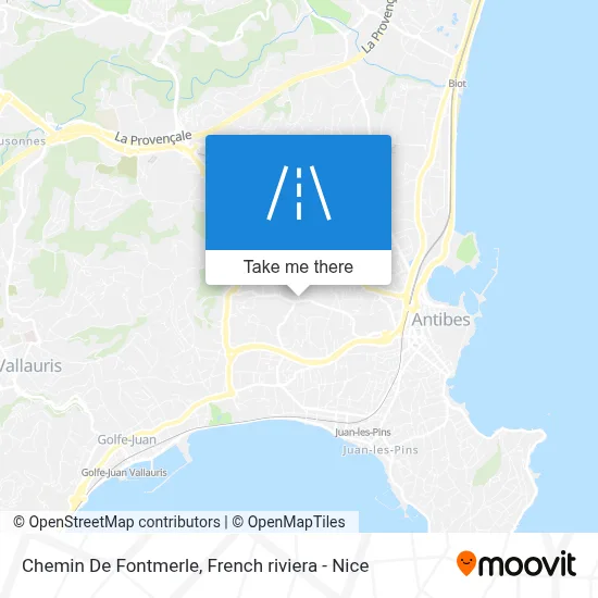 Chemin De Fontmerle map