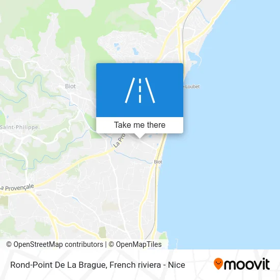 Rond-Point De La Brague map