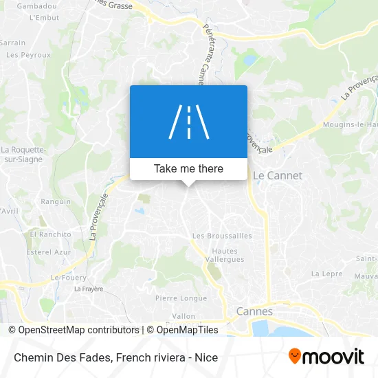 Chemin Des Fades map