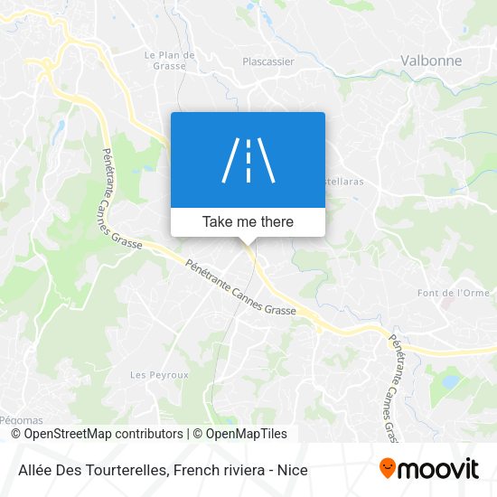 Allée Des Tourterelles map