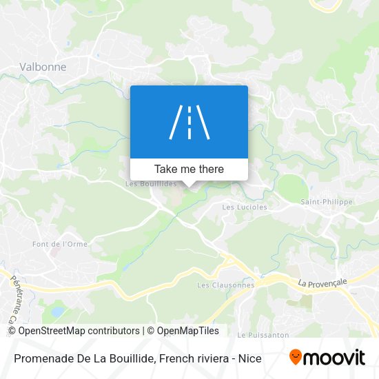 Promenade De La Bouillide map