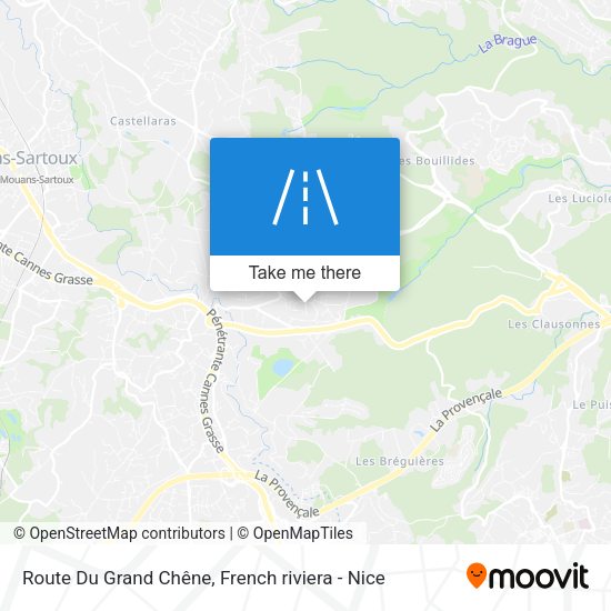 Route Du Grand Chêne map