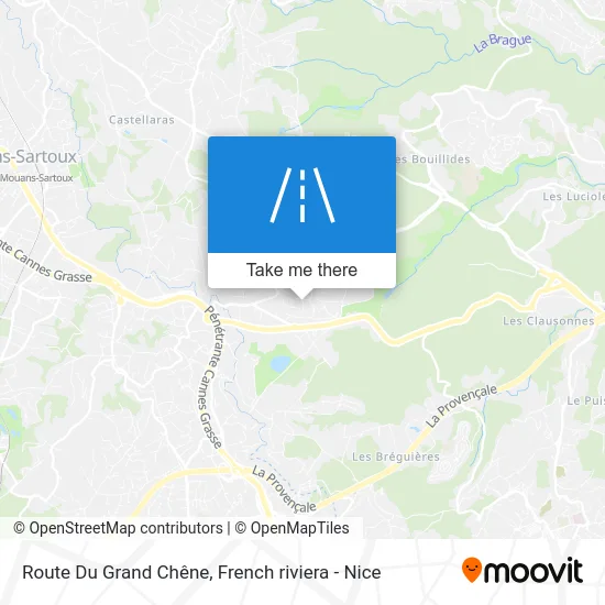 Route Du Grand Chêne map