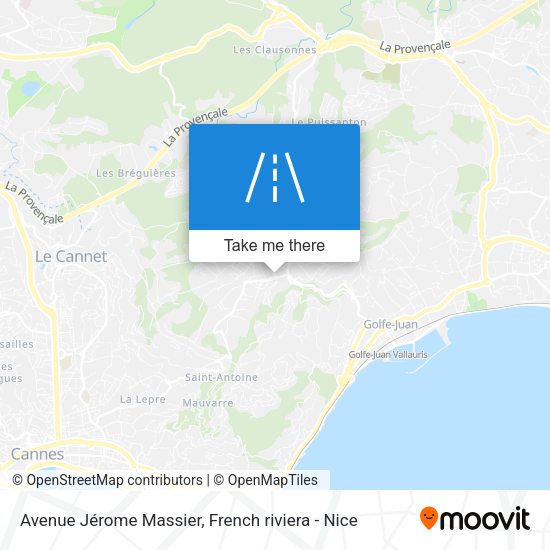 Avenue Jérome Massier map