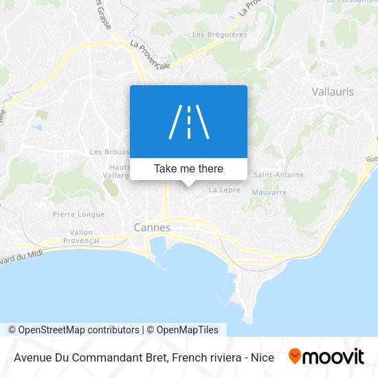 Avenue Du Commandant Bret map