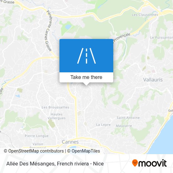 Allée Des Mésanges map