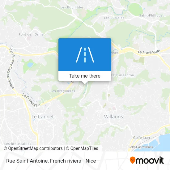 Rue Saint-Antoine map