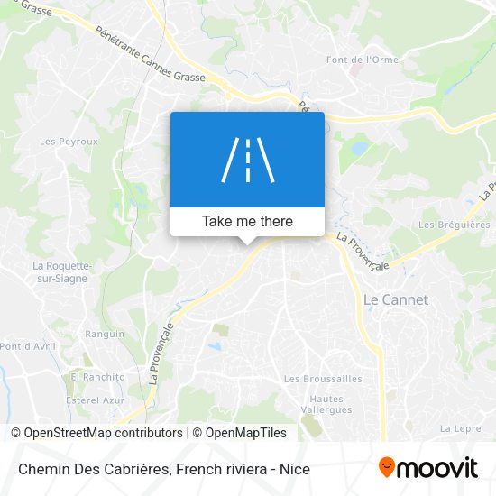 Chemin Des Cabrières map