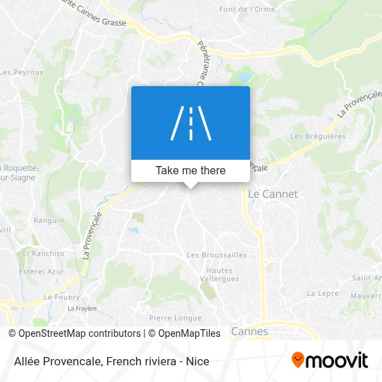 Allée Provencale map