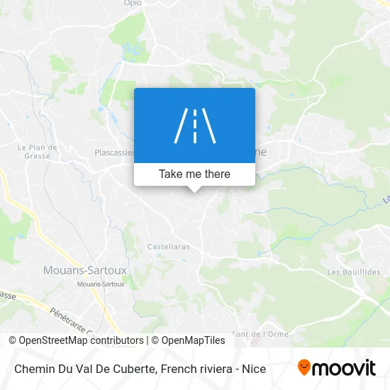 Chemin Du Val De Cuberte map
