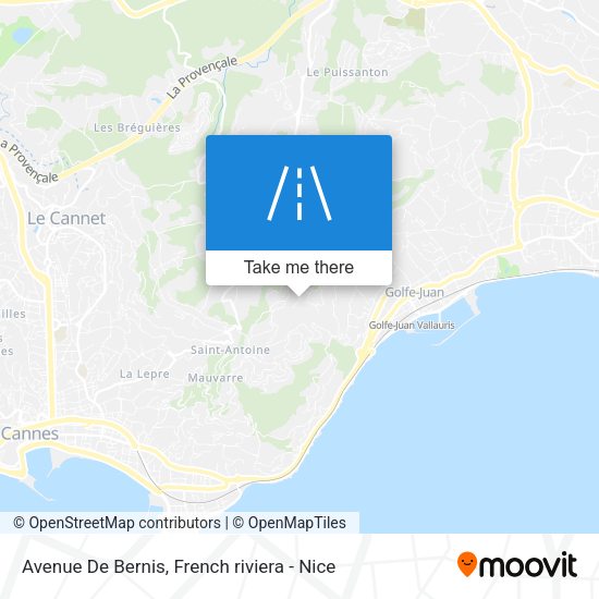 Avenue De Bernis map