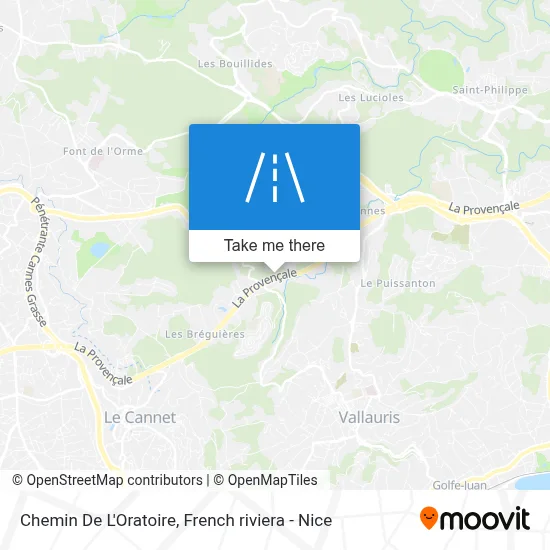 Chemin De L'Oratoire map