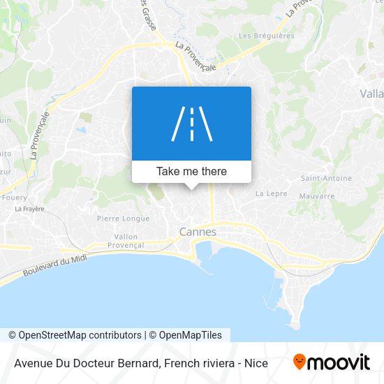 Avenue Du Docteur Bernard map