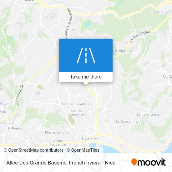 Allée Des Grands Bassins map