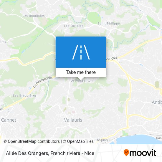Allée Des Orangers map