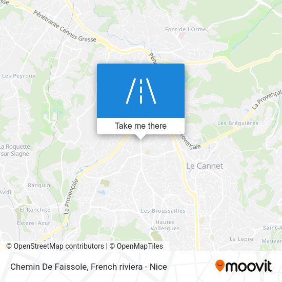 Chemin De Faissole map