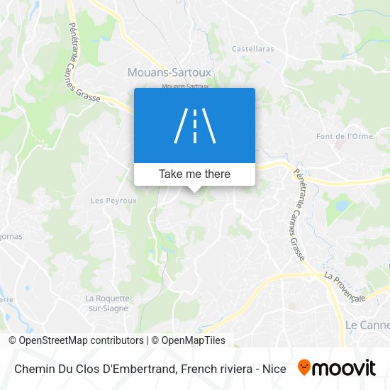 Chemin Du Clos D'Embertrand map