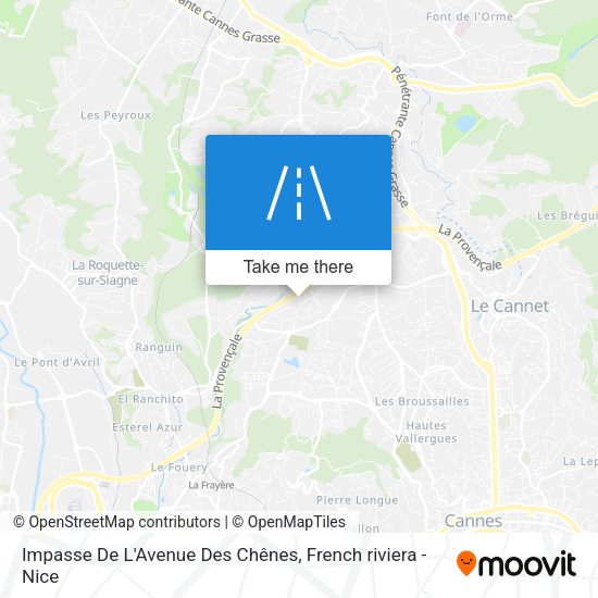 Impasse De L'Avenue Des Chênes map
