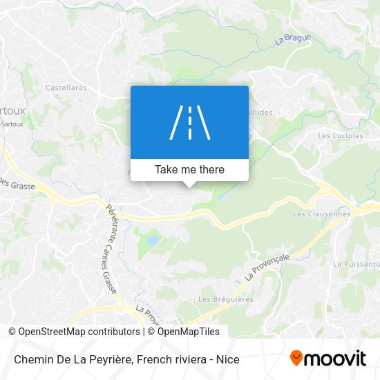 Chemin De La Peyrière map