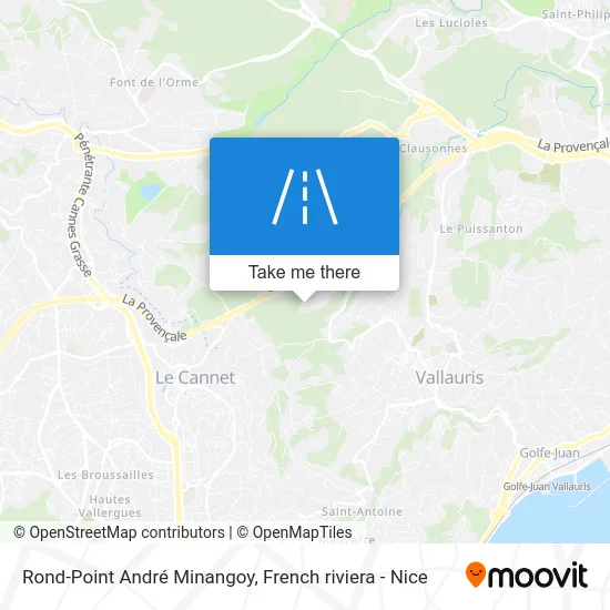 Rond-Point André Minangoy map