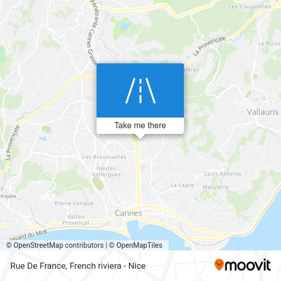 Rue De France map