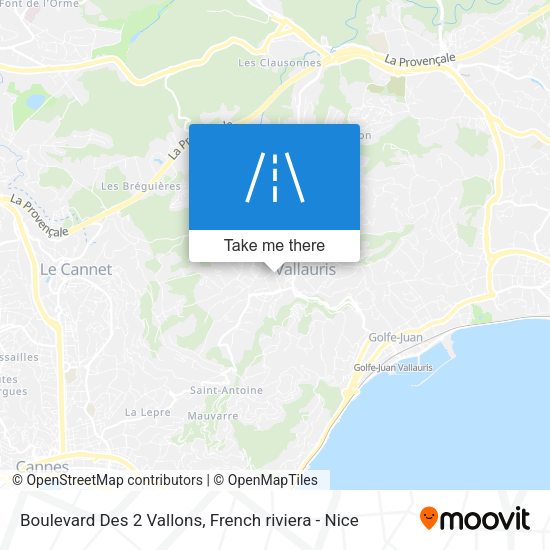 Boulevard Des 2 Vallons map
