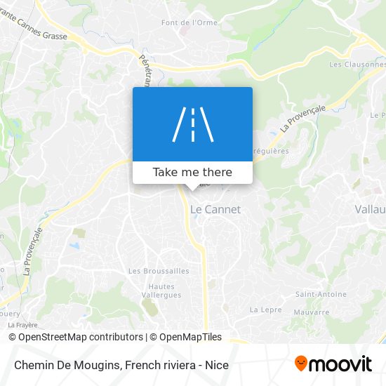 Chemin De Mougins map