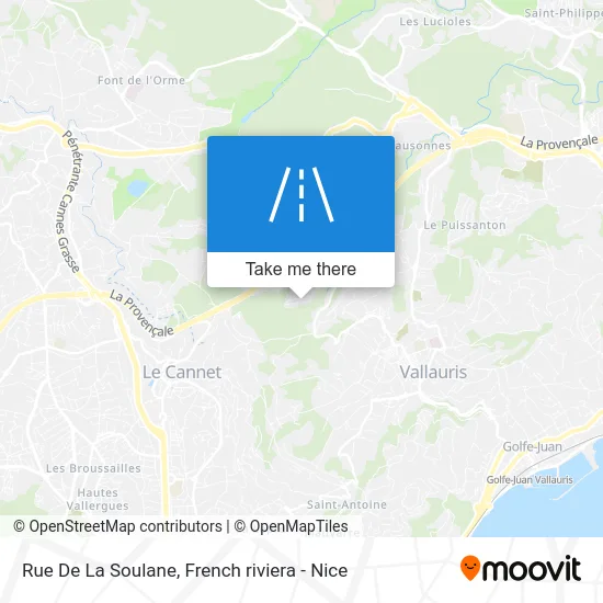 Rue De La Soulane map