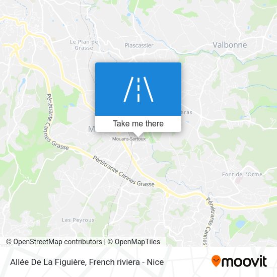 Allée De La Figuière map