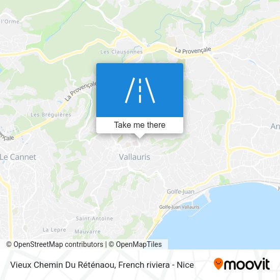 Vieux Chemin Du Réténaou map