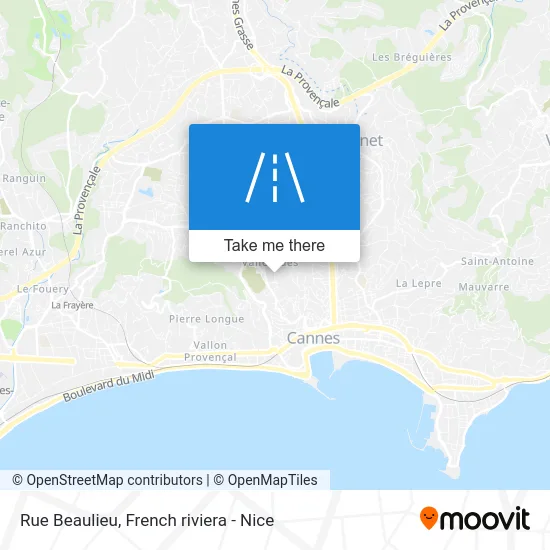 Rue Beaulieu map