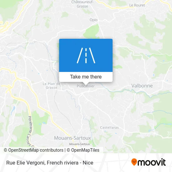 Rue Elie Vergoni map