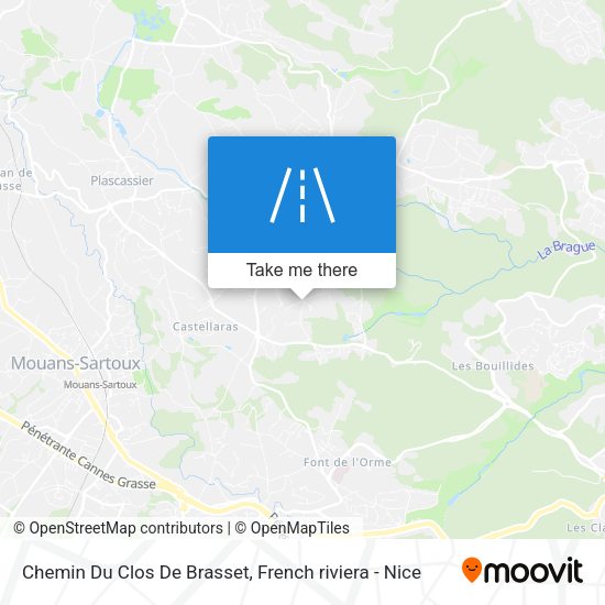 Chemin Du Clos De Brasset map