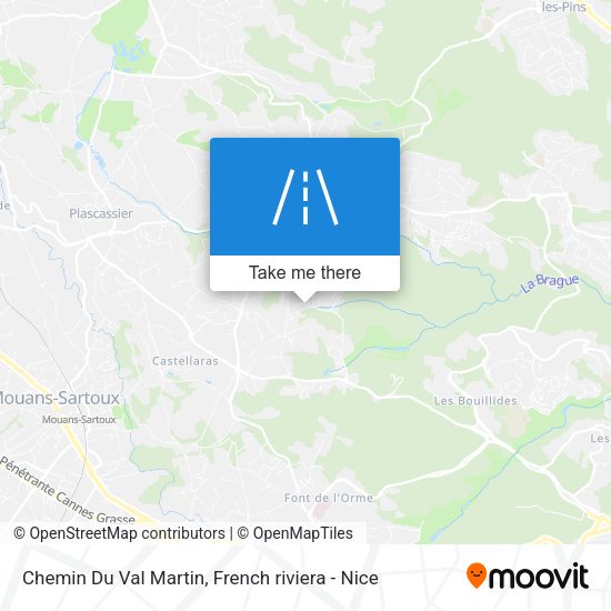 Chemin Du Val Martin map