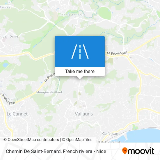Chemin De Saint-Bernard map