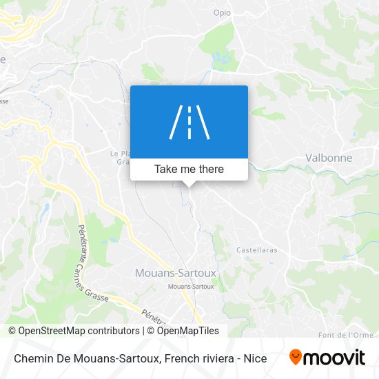 Chemin De Mouans-Sartoux map