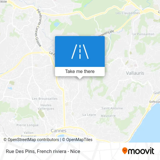 Rue Des Pins map