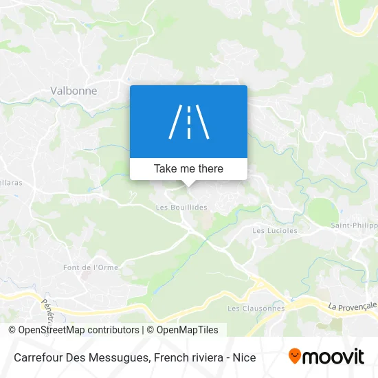 Carrefour Des Messugues map