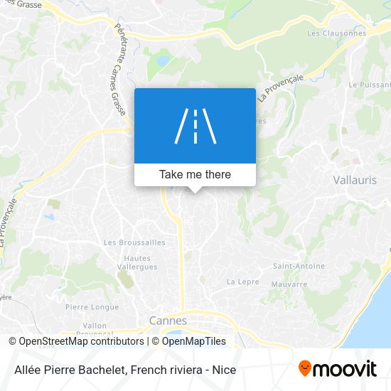 Allée Pierre Bachelet map