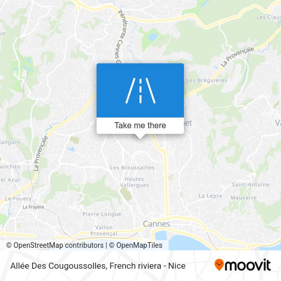 Allée Des Cougoussolles map